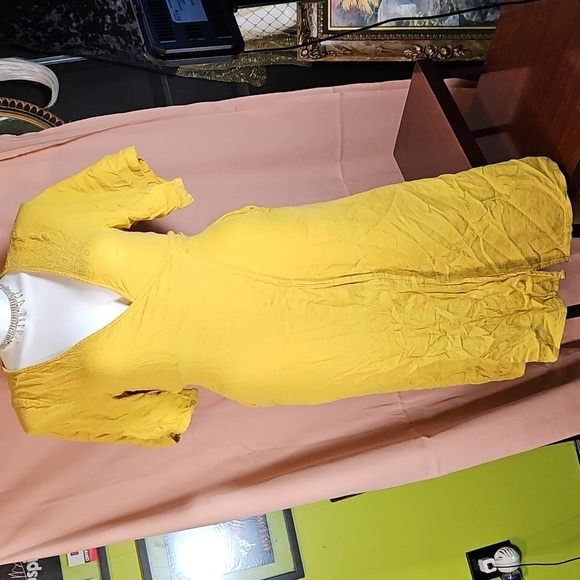 mustard yellow urban outfitters dress Urban Outfitters | Dresses | Urban Outfitter Mustard Yellow Dress Lg